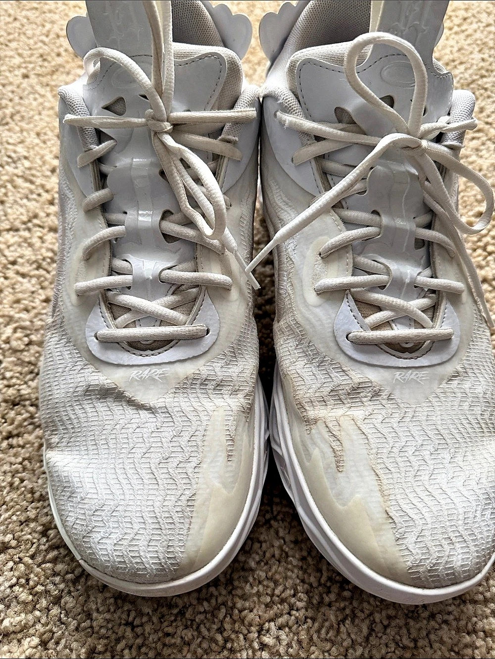 Puma Rare white mens basketball shoes 10.5